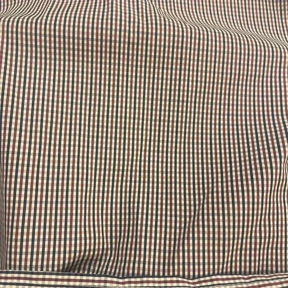 Anthropologie ruffled puff sleeve blouse gingham print bow tie belt small - Picture 11 of 11